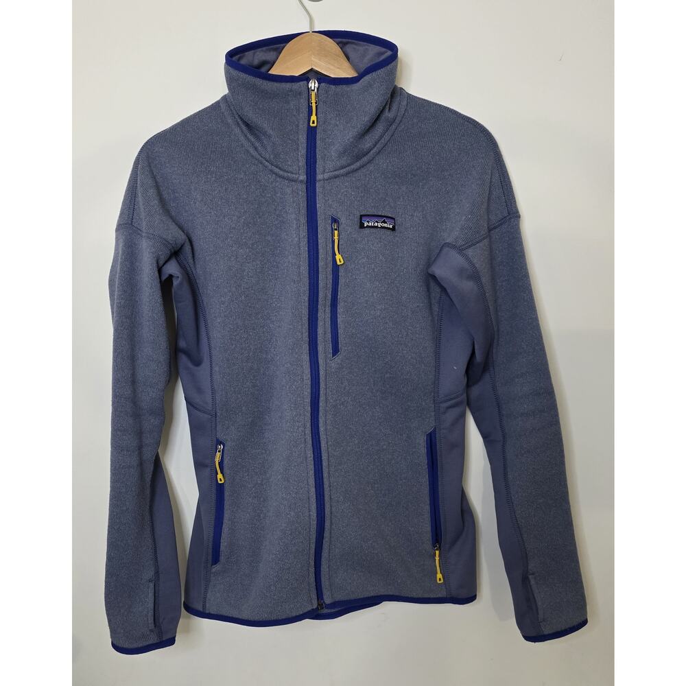 Patagonia Women's Performance Better Sweater Fleece Jacket Blue Size Medium